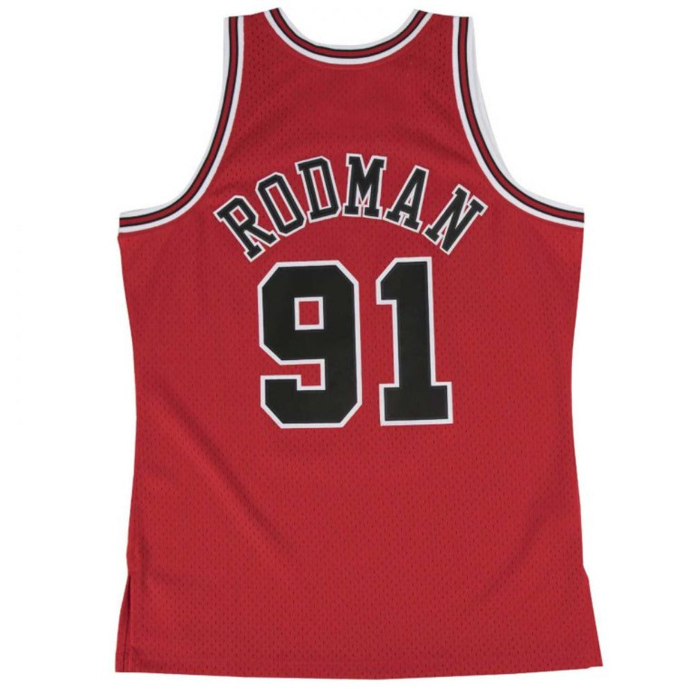 Mitchell & Ness - Chicago Bulls Dennis Rodman NBA Swingman Jersey - Red